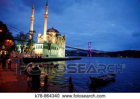 Ortakoy Mecidiye mosque and the Bosphorus bridge, Istanbul Turkey Istanbul, Turkey View Large Photo Image Stock Image - Ortakoy Mecidiye mosque and the Bosphorus bridge, Istanbul Turkey Istanbul, Turkey. Fotosearch