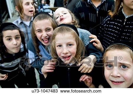 Orthodox Jewish children playing in their school. View Large Photo Image Stock Image - Orthodox Jewish children playing in their school.. Fotosearch