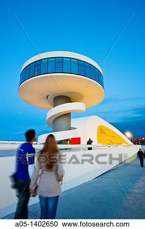 Oscar Niemeyer Cultural Center, Aviles, Asturias, Spain. View Large Photo Image Stock Image - Oscar Niemeyer Cultural Center, Aviles, Asturias, Spain.. Fotosearch