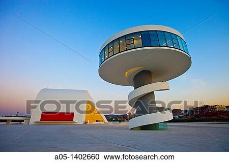 Oscar Niemeyer Cultural Center, Aviles, Asturias, Spain. View Large Photo Image Stock Image - Oscar Niemeyer Cultural Center, Aviles, Asturias, Spain.. Fotosearch