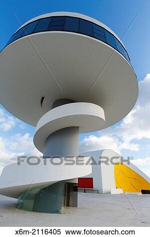 Oscar Niemeyer International Cultural Centre. Aviles, Asturias, Spain, Europe. View Large Photo Image Stock Photography - Oscar Niemeyer International Cultural Centre. Aviles, Asturias, Spain, Europe.. Fotosearch