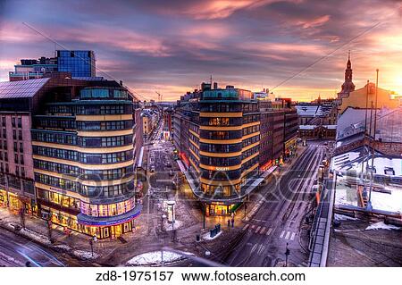 oslo centrum. norway. View Large Photo Image Stock Photo - oslo centrum. norway.. Fotosearch