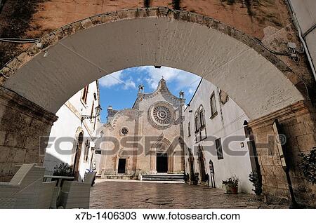 Ostuni Puglia Italy Late 15th C Duomo / Cathedral View Large Photo Image Stock Image - Ostuni Puglia Italy Late 15th C Duomo / Cathedral. Fotosearch