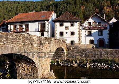 Otxagabia, Navarra, Spain View Large Photo Image Stock Photo - Otxagabia, Navarra, Spain. Fotosearch