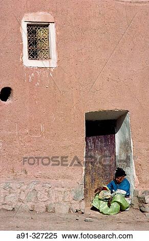 Ouirgane. South, Atlas mountains region. Morocco. View Large Photo Image Stock Photography - Ouirgane. South, Atlas mountains region. Morocco.. Fotosearch