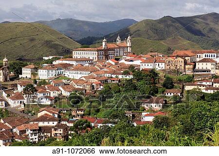 Stock Photograph - Ouro Preto, Minas Gerais, Brazil. Fotosearch