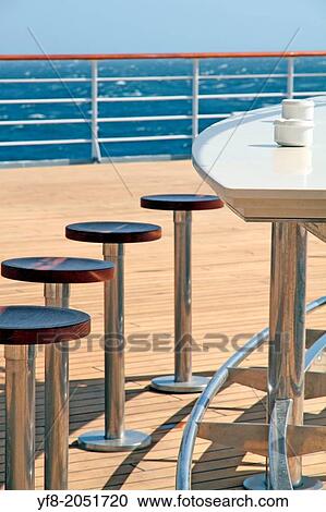 outdoor bar on a cruise ship. View Large Photo Image Stock Image - outdoor bar on a cruise ship.. Fotosearch
