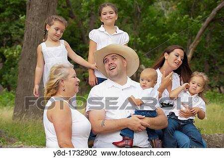 Outdoor family portrait View Large Photo Image Stock Image - Outdoor family portrait. Fotosearch