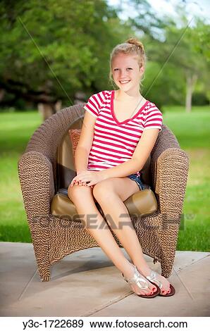Outdoor portrait of blond teenage girl View Large Photo Image Stock Photo - Outdoor portrait of blond teenage girl. Fotosearch