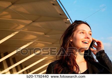 Stock Image - Outdoors, Loiu Airport, Bilbo-Bilbao, Biscay, Basque Country, Spain.. Fotosearch