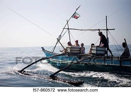 Outrigger, Hikkaduwa, Sri Lanka View Large Photo Image Stock Image - Outrigger, Hikkaduwa, Sri Lanka. Fotosearch