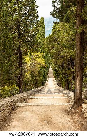 Over 100 steps leading to St Anton's Church (Sveti Antun) church in Korcula, Croatia. View Large Photo Image Stock Image - Over 100 steps leading to St Anton's Church (Sveti Antun) church in Korcula, Croatia.. Fotosearch
