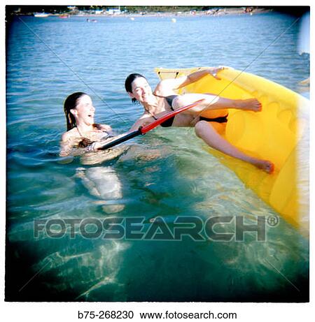 Overturning canoe View Large Photo Image Stock Image - Overturning canoe. Fotosearch