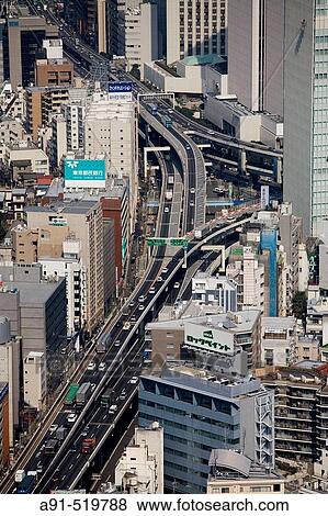 Overview from Mori Tower with Mori Museum and observatory at top 54th floor Roppongi Hill area Tokyo Japan View Large Photo Image Stock Photo - Overview from Mori Tower with Mori Museum and observatory at top 54th floor Roppongi Hill area Tokyo Japan. Fotosearch