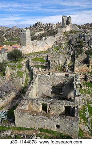 Overview of Marialva, small town declarated Historic Village, in Beira Alta Guarda District Portugal View Large Photo Image Stock Photo - Overview of Marialva, small town declarated Historic Village, in Beira Alta Guarda District Portugal. Fotosearch