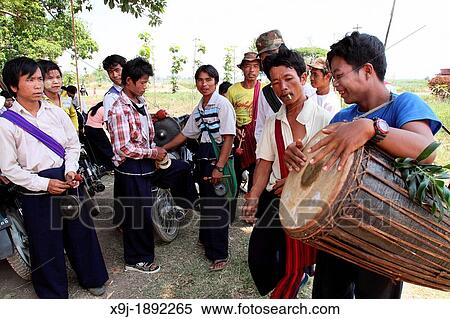 Pa-O mans playing traditional music, Taunggyi festival, Inle Lake, Shan State, Myanmar View Large Photo Image Stock Photography - Pa-O mans playing traditional music, Taunggyi festival, Inle Lake, Shan State, Myanmar. Fotosearch