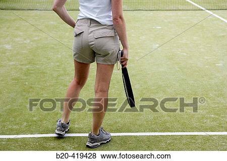 Stock Photo - Paddle tennis school. Real Club de Tenis de San Sebastian. Fotosearch
