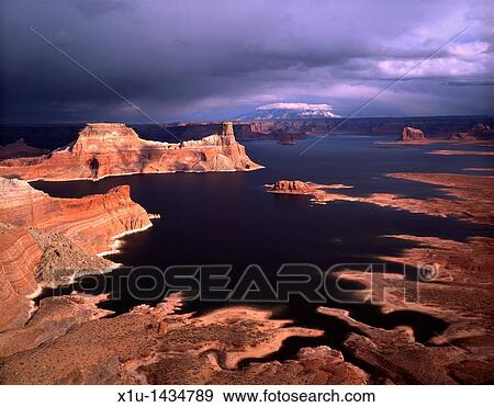 Stock Photo - Padre Bay, Lake Powell, Utah, USA. Fotosearch