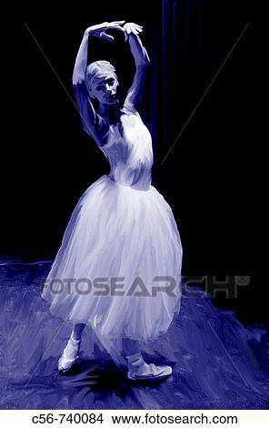 Painted ballet dancer View Large Photo Image Picture - Painted ballet dancer. Fotosearch