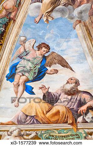 Paintings on ceiling of Santissimo Sacramento Chapel, Syracuse Cathedral, Ortygia, Syracuse, Sicily, Italy View Large Photo Image Stock Photo - Paintings on ceiling of Santissimo Sacramento Chapel, Syracuse Cathedral, Ortygia, Syracuse, Sicily, Italy. Fotosearch