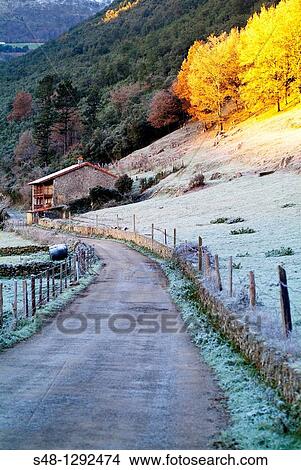 Paisaje de Ramales de la Victoria Cantabria Espaa Europa View Large Photo Image Picture - Paisaje de Ramales de la Victoria Cantabria Espaa Europa. Fotosearch
