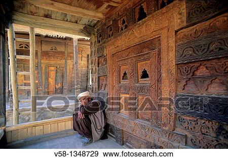 Stock Photo - Pakistan, Hunza valley, Ganesh village, Rupee Kutz mosque. Fotosearch