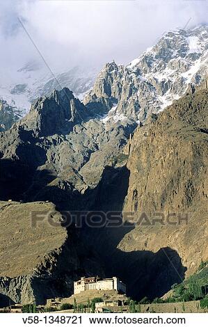 Pakistan, Hunza valley, Karimabad, Baltit fort and Ultar glaciar View Large Photo Image Stock Image - Pakistan, Hunza valley, Karimabad, Baltit fort and Ultar glaciar. Fotosearch