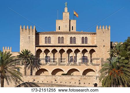 Stock Photography - Palace of Almudaina, Palma de Mallorca. Fotosearch