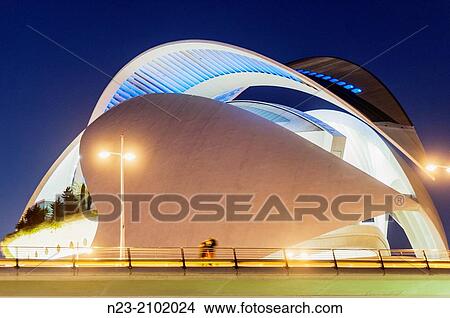 Palace of Arts Reina Sof? a, Valencia, Spain. View Large Photo Image Picture - Palace of Arts Reina Sof? a, Valencia, Spain.. Fotosearch