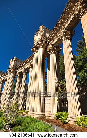 Stock Image - Palace of Fine Arts in San Francisco, California, USA. Fotosearch