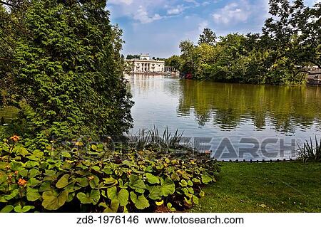 palace on the water in lazienki park, warsaw. View Large Photo Image Stock Photograph - palace on the water in lazienki park, warsaw.. Fotosearch
