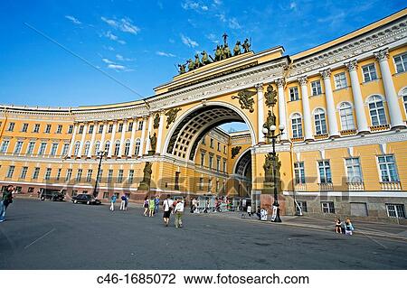 Palace Square, St Petersburg, Russia. View Large Photo Image Stock Image - Palace Square, St Petersburg, Russia.. Fotosearch