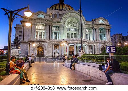 Stock Photo - Palacio de Bellas Artes, Mexico City, Mexico.. Fotosearch