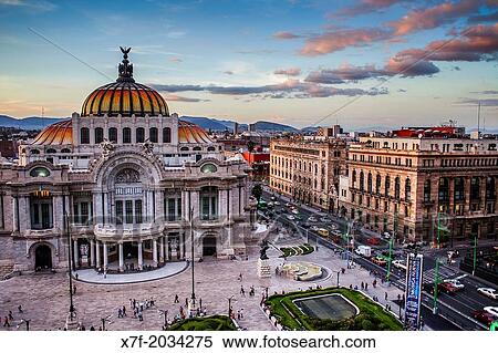 Stock Photography - Palacio de Bellas Artes, Mexico City, Mexico.. Fotosearch