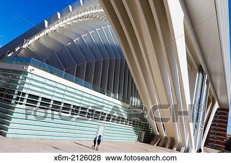 Stock Photo - Palacio de Exposiciones y Congresos. Oviedo, Asturias, Spain, Europe.. Fotosearch