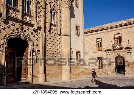 Palacio de Jabalquinto and old university 16th century, Baeza Ja? n province, Andalusia, Spain View Large Photo Image Stock Photography - Palacio de Jabalquinto and old university 16th century, Baeza Ja? n province, Andalusia, Spain. Fotosearch