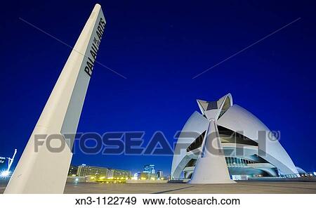 Palacio de las Artes Reina Sof? a, City of Arts and Sciences by S. Calatrava. Valencia. Comunidad Valenciana, Spain. View Large Photo Image Stock Photo - Palacio de las Artes Reina Sof? a, City of Arts and Sciences by S. Calatrava. Valencia. Comunidad Valenciana, Spain.. Fotosearch