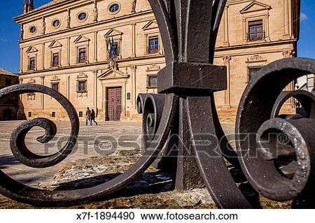 Palacio de las Cadenas, 16th century, by architect Andr's de Vandelvira, now Town Hall, plaza Vazquez de Molina,? beda, Ja? n province, Spain, Europe View Large Photo Image Stock Image - Palacio de las Cadenas, 16th century, by architect Andr's de Vandelvira, now Town Hall, plaza Vazquez de Molina,? beda, Ja? n province, Spain, Europe. Fotosearch
