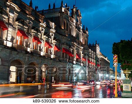 Palacio Municipal. Puebla. Mexico. View Large Photo Image Stock Photograph - Palacio Municipal. Puebla. Mexico.. Fotosearch