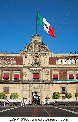 Palacio Nacional, Presidential Palace, Zocalo, Plaza de la Constitucion, Mexico City, Mexico View Large Photo Image Stock Image - Palacio Nacional, Presidential Palace, Zocalo, Plaza de la Constitucion, Mexico City, Mexico. Fotosearch