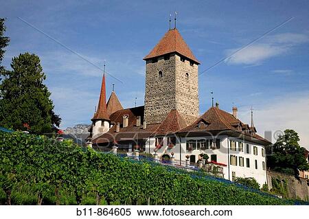 palais Spiez at Lake Thun, Niedersimmental, canton Bern, Switzerland View Large Photo Image Stock Photography - palais Spiez at Lake Thun, Niedersimmental, canton Bern, Switzerland. Fotosearch