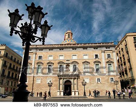 Palau de la Generalitat (autonomous government). Barcelona. Catalunya. Spain View Large Photo Image Stock Image - Palau de la Generalitat (autonomous government). Barcelona. Catalunya. Spain. Fotosearch