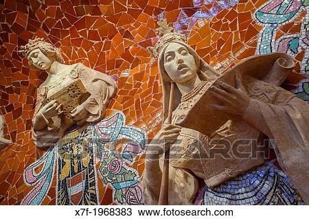 Palau de la Musica Catalana, detail of stage, by Lluis Domenech i Montaner, Barcelona, Spain. View Large Photo Image Stock Image - Palau de la Musica Catalana, detail of stage, by Lluis Domenech i Montaner, Barcelona, Spain.. Fotosearch