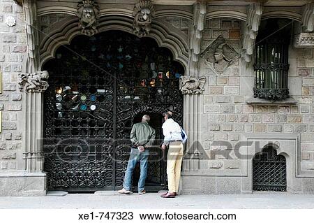 Palau del Baro de Quadras by architect Puig i Cadafalch, Barcelona. Catalonia, Spain View Large Photo Image Stock Image - Palau del Baro de Quadras by architect Puig i Cadafalch, Barcelona. Catalonia, Spain. Fotosearch