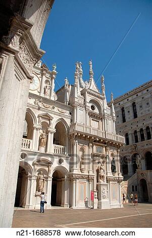 Palazzo Ducale, Piazza San Marco, Venice, Veneto, Italy, Europe View Large Photo Image Stock Photo - Palazzo Ducale, Piazza San Marco, Venice, Veneto, Italy, Europe. Fotosearch