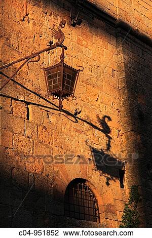 Stock Image - Palazzo Pretorio, Volterra. Tuscany, Italy. Fotosearch