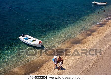 Paleohori Beach in the southern coast of Milos. Cyclades Islands. Greece View Large Photo Image Picture - Paleohori Beach in the southern coast of Milos. Cyclades Islands. Greece. Fotosearch
