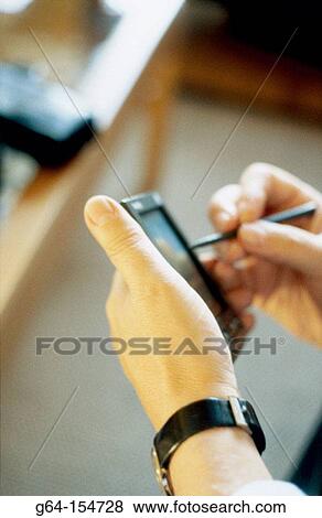 Stock Photo - Palm pilot. Fotosearch
