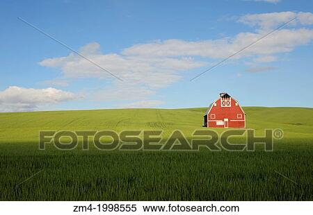 PALOUSE BARN SOUTH OF UNIONTOWN ALONG HIGHWAY 195. View Large Photo Image Stock Photography - PALOUSE BARN SOUTH OF UNIONTOWN ALONG HIGHWAY 195.. Fotosearch