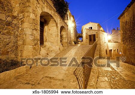 Picture - Pals, Costa Brava, Girona, Spain. Fotosearch